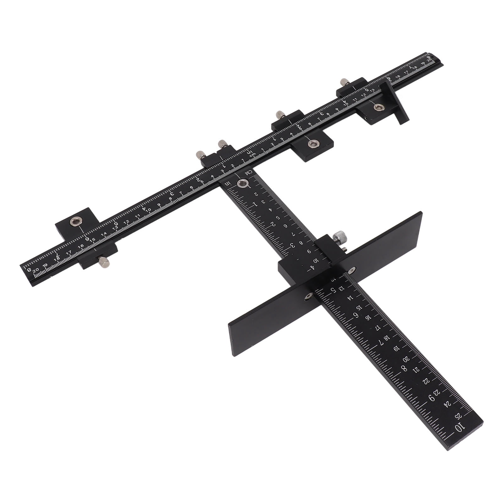 Yajisi Aluminum Cabinet Handle Jig – Easy‑Use, Accurate Drill Locator for Handles & Pulls – Durable Black Tool