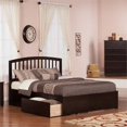 thumbnail image 2 of Leo & Lacey Richmond Queen Wood Platform Bed and Storage Drawers in Espresso, 2 of 4