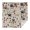 Paw Prints and-1, variant on Paw Prints and Bones Square Tablecloth,Waterproof Square Table Cover,Wipeable Spillproof Washable Table Cover for Home Kitchen Party Decor 42"X42"(107x107cm)