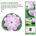 thumbnail image 2 of NICEXMAS Lotusstyle Solar Fountain for Outdoor Landscape Decor and Garden Pond, Purple ABS, Easy to Clean, 2 of 8