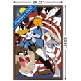 thumbnail image 3 of Looney Tunes: Space Jam - Court Wall Poster, 22.375" x 34", Framed, 3 of 6