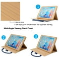 thumbnail image 5 of Cute Case for iPad Pro 11 2022/2021/2020/2018, Pocket Design Auto Wake/Sleep Handbag Tablet Case for iPad Air 5/Air 4 10.9" with Multi-Angle Viewing Stand, PU Leather Sleeve Protection Cover, Blue, 5 of 9