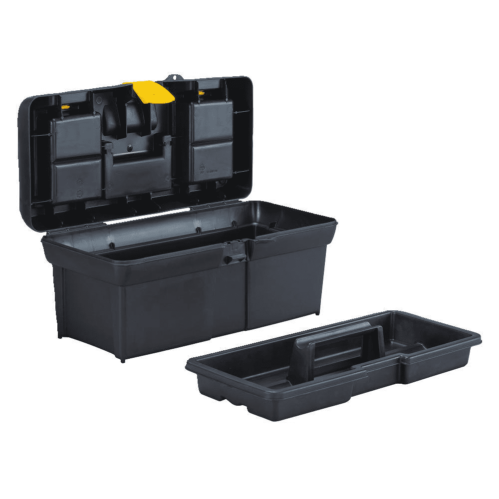 Lid Organizers Portable Storage Container Tray Plastic NEW Details about   Tool Box 12-1/2 in