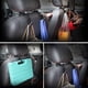 thumbnail image 3 of Juego de 8 ganchos para asiento de coche, ganchos para reposacabezas de asiento trasero, ganchos de almacenamiento multifuncionales y resistentes (negro), 3 of 5