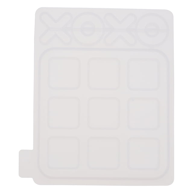 MasteelfCA Tic Tac Toe Board Game Resin Mold Family Games Silicone Epoxy Resin Casting Mold