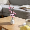 thumbnail image 4 of Artificial Plum Blossom Flower Branch, Cosmug Faux Floral Twig Sprig, Decorative Plant Pick, for Indoor Home Styling, Table Center Display and Vase Embellishment, Pink, 4 of 5