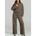 thumbnail image 5 of DOKOTOO 2 Piece Sweatsuits for Women Oversized Fleece Sweatsuits Zip Sweatshirt with Sweatpants Tracksuit with Pockets, 5 of 10
