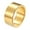 Gold, variant on Wide Band Rings for Men Stainless Steel 10MM Black Silver Gold Plated Vintage Simple Personalized Statement Cool Jewelry Black Size 10