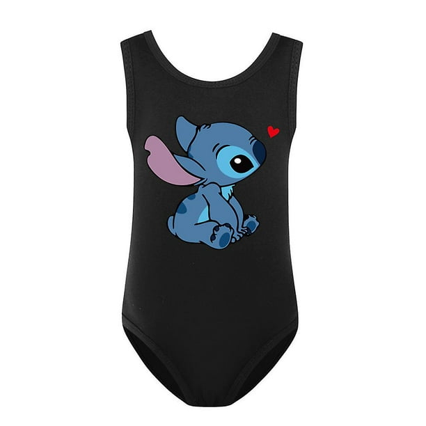 9-14 años niños niñas Lilo y Stitch traje de baño de dibujos animados traje de baño de una pieza ropa de playa Monokinis