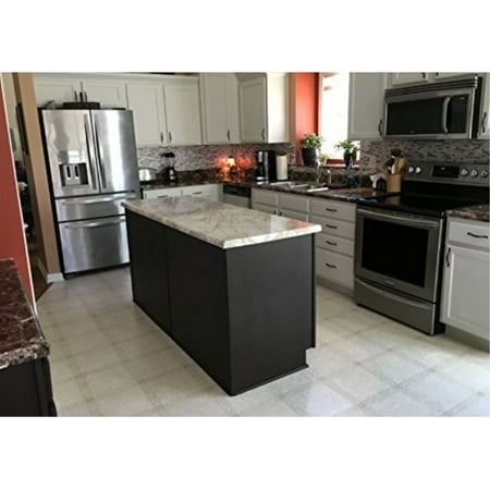Granite Countertop Dark Emperador Self Adhesive Vinyl