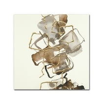 Trademark Fine Art 'Gold Squares I' Canvas Art by Chris Paschke