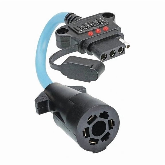 Reese Trailer Wiring Adapter,Black,2-7/8" L 8536800