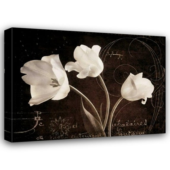 Amy Melious 36x28 Gallery Wrapped Canvas Wall Art Titled - Garden Love Letter II