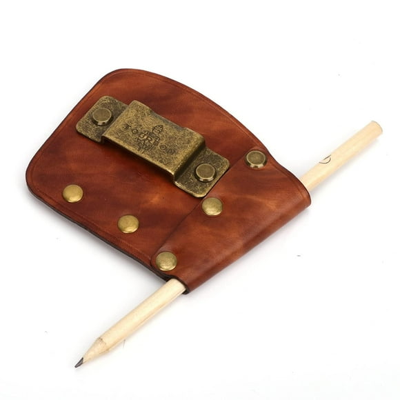 UTAH-Leather Clip on Tape Measure Holder
