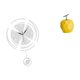 thumbnail image 1 of Reloj De Pared De Porcelana, Escultura Ligera Y Silenciosa, Adorno Acrílico Con Números Arábigos Grandes, Estatua De Mesa Coleccionable De Frutas, Decoración Geométrica Para Cocina,, 1 of 8