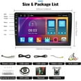 thumbnail image 3 of 1G+32G Single Din Android Car Stereo 7 Inch Touch Screen Car Radio in Dash GPS Navigation Bluetooth FM Radio with Dual USB WiFi Mirror Link for iOS/Android Phones, 3 of 7
