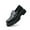 Black, variant on Spring And Autumn Edition Youth Le Fu Shoes Thick Soled Height Increasing Shoes Black Fashion Men's Casual Leather Shoes