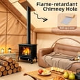 thumbnail image 4 of NEORIVER Inflatable Camping Tent with Skylight & Stove Jack – 420D Oxford Waterproof, Easy Setup Blow Up Tent with Pump, Storage Bag, Glamping Air Cabin for 4-6 Adults, 4 of 9