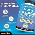 thumbnail image 3 of NutriVein Multi Collagen 2250 mg – Joints, Hair, Skin & Nails, 180 Capsules, 3 of 7