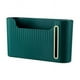 thumbnail image 4 of Organizador de bolsas de basura de pared, estante metálico con cesta de plástico, diseño de 2 niveles, resistente, ideal para cocina, despensa, balcón, moderno y compacto, perfecto para, 4 of 8