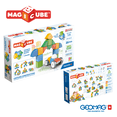 thumbnail image 1 of Magicube Bloques Magneticos Eco 4 Formas Pequeño Mundo 25 Pz Geomag Innovador, 1 of 4