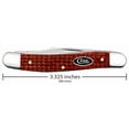 thumbnail image 2 of Case Knives Dark Red Burlap Micarta - Sm Medium Stockman, 2 of 4
