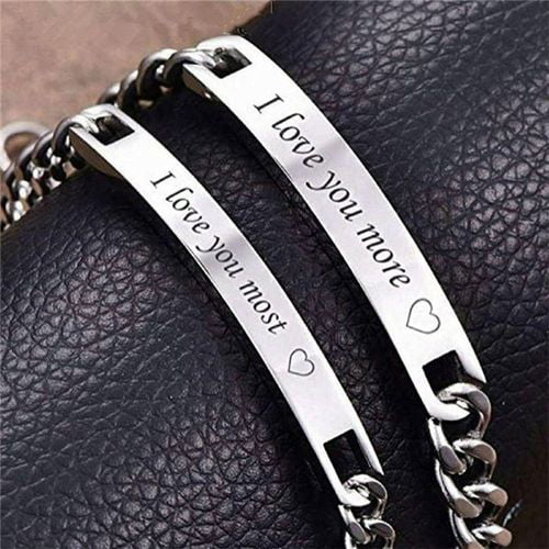 Totwoo Long Distance Touch Bracelets for Couples Relationship Light  upVibrate Smart Bracelets Bluetooth Connecting JewelrySunMoon Milan Rope  Black Gold  Walmartcom