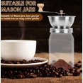 thumbnail image 1 of Accesorio de tapa de molinillo de café de acero inoxidable, diseñado for tarros de almacenamiento de boca ancha, perfecto for café fresco en casa y acampada, 1 ud., 1 of 9
