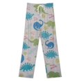 thumbnail image 3 of Cartoon Dinosaur Women's Pajamas Pajama Pants Women's Sleepwear Lounge Sleep Bottoms Stretch with Pockets, 3 of 7