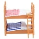 thumbnail image 4 of CAMA de MUñeca LITERA CON PLÁSTICO DE PLÁSTICO EN MINIATURA Casa de Muñeca Cama Doble para Niños Regalos, 4 of 7