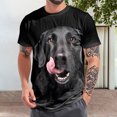 thumbnail image 4 of Ankishi Animal Shirts for Men Crewneck Short Sleeve Graphic T-Shirts Summer Fashion Tops for Dating Travel Streetwear, 4 of 6