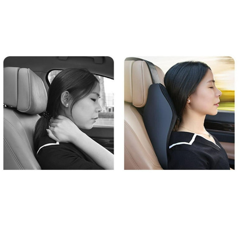TKLoop Car Neck Pillow for Driving Seat Tesla Car headrest Pillow with  Adjustable Strap, 100% Memory Foam Neck Support Pillow for Car, Office  Chair