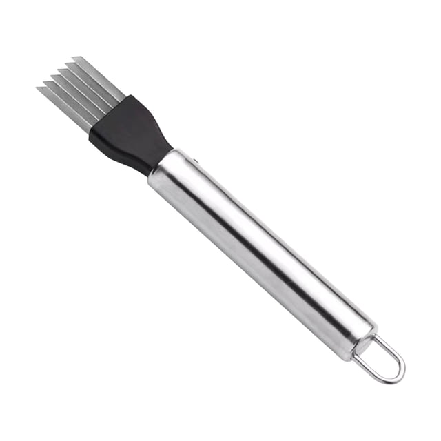 Pisexur Batería de cocina Cuchillo triturador de acero inoxidable para picar verduras verdes, multifunción, para el hogar para la cocina del hogar