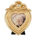 thumbnail image 1 of SHISUYAN Antique Heart Shaped Picture Frame Vintage Small Embossed Photo Frame Home Decor, 1 of 8