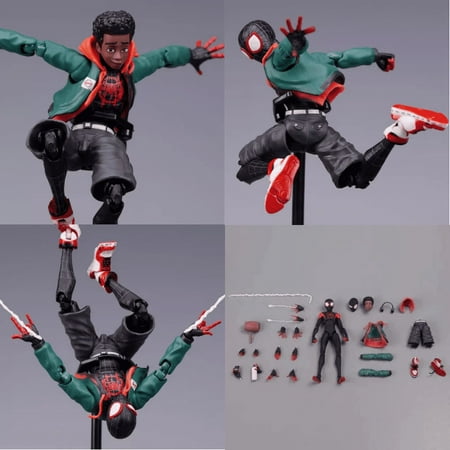 copiliyy Legends Series Collectible Spider Boy :Across The Spider-Verse Miles Morales Collectible Playsets Toy