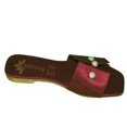 thumbnail image 2 of Sandalia Itzanab de Mujer Textil color Vino de Piso Talla 26 1 Par, 2 of 5
