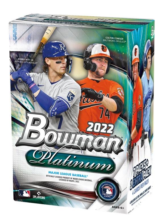 2022 Topps Bowman Platinum Baseball Trading Cards Blaster Box