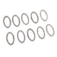 thumbnail image 5 of Colgantes Ovalados Huecos para DIY Joyería 10 Pedazos gris, 5 of 9