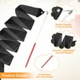 thumbnail image 3 of Uxcell 2 Pcs Cintas de Baile, 78.7" Cintas de Gimnasia Rítmica para Danza, Varitas de Malabarismo para Danza Artística y Entrenamiento de Gimnasia, Negro, 3 of 7