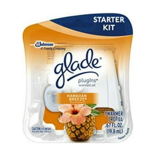 Glade PlugIns Scented Oil Starter kit, Air Freshener, Hawaiian