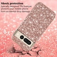 thumbnail image 5 of Compatible with Google Pixel 7 Pro Case Glitter Bling Google Pixel 7 Pro Phone Case for Girls Cute Bumper Shockproof Protective Cases (Rose Gold), 5 of 7