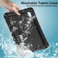 thumbnail image 5 of KOMI Kids Case for iPad Mini 6th Generation 2021 8.3-inch - Screen Protector Included - Butterfly Kickstand - Child Friendly EVA Foam Shockproof Cover Case with Shoulder Strap, Black, 5 of 5