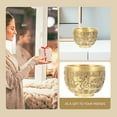 thumbnail image 5 of unbranded 2pcs Gold Brass Treasure Bowl Chinese Fortune Basin Wealth Bowl Home Desktop Decor, 5 of 8