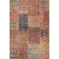 thumbnail image 2 of Addison Rugs Mayfield Washable Transitional Patchwork Red Rectangle Rug, 8' x 10', 2 of 6