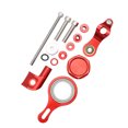 thumbnail image 2 of Yeacher Damper Bracket Steering Damper Bracket Mount Kit Motorcycle Steering Damper Stabilizer Mounting Bracket Replacement for YAMAHA YZF R6 2006-2017 2009-2011, 2 of 7