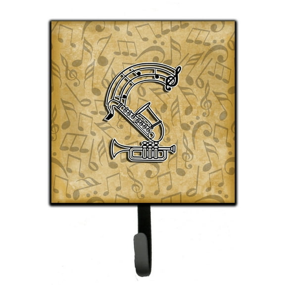 Letter S Musical Instrument Alphabet Leash or Key Holder