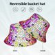 thumbnail image 2 of Fotbe Colorful Tie Dye Stained Glass 3 Sombrero Tipo Pescador con Estampado – Sombrero de Sol de Algodón de Moda para Playa, Golf, Pesca, 2 of 6