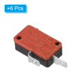 thumbnail image 3 of Unique Bargains Microwave Oven Door Cherry Button SPDT 250V 3A 1NO Red Micro Switch Limit Switch 6 Pack, 3 of 7