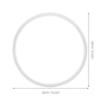 thumbnail image 2 of OUNONA 2Pcs Silicone Pressure Cooker Sealing Rings High Elasticity Gasket for Home Cooks, 2 of 8