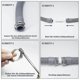 thumbnail image 4 of Drain Hose Extension for Washing Machines,2M Drain Hose Universal Washing Machine Hose,Drain Hose D, 4 of 5